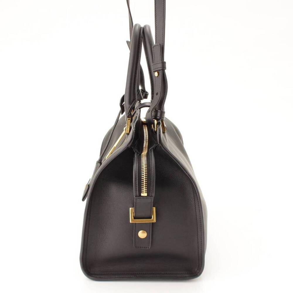Saint Laurent Cabas Shoulder Bag Calfskin Black - Picture 3 of 9